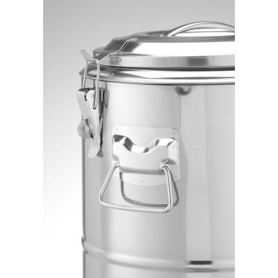 Termoska na přepravu potravin, HENDI, Kitchen Line, 19L, Stříbrná, ⌀350x(H)400mm | 708088